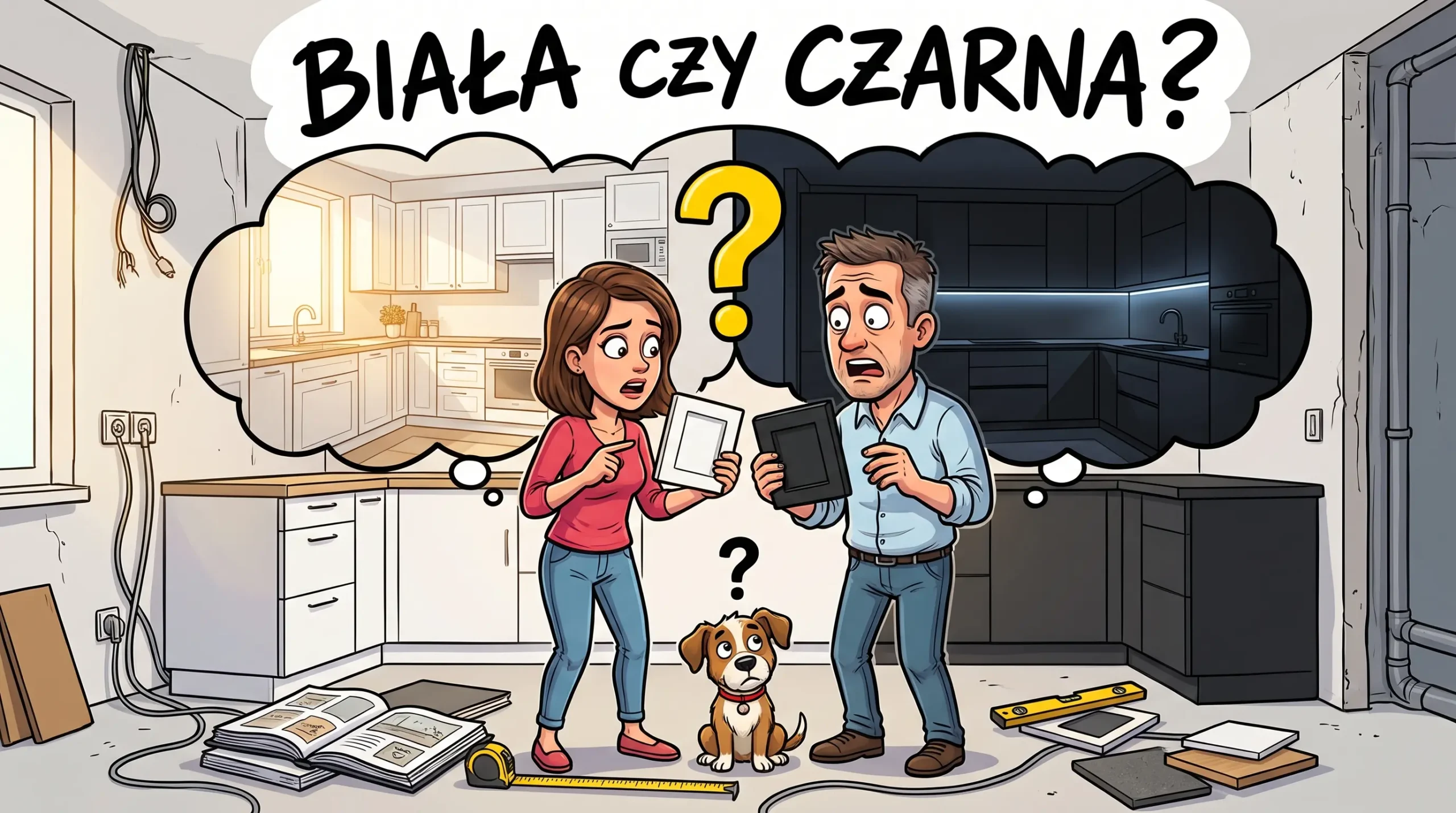 Biała czy czarna kuchnia na wymiar