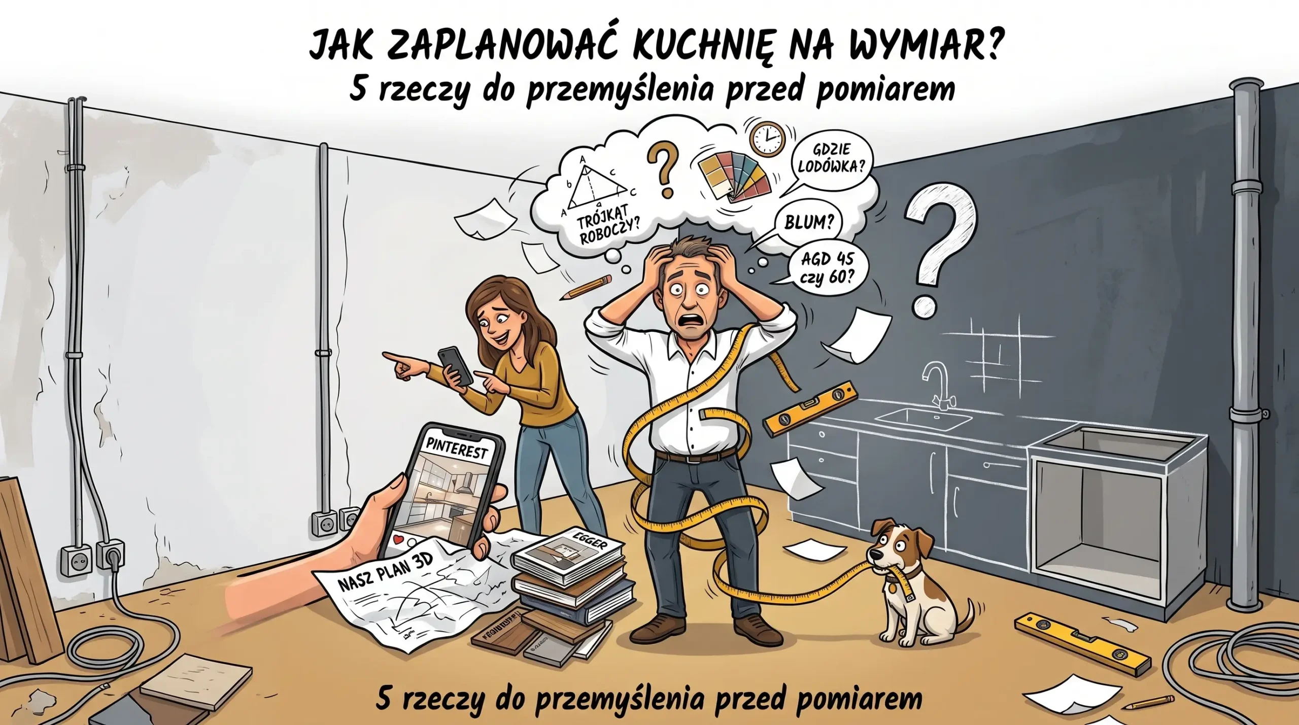 Jak zaplanować kuchnię na wymiar przed pomiarem