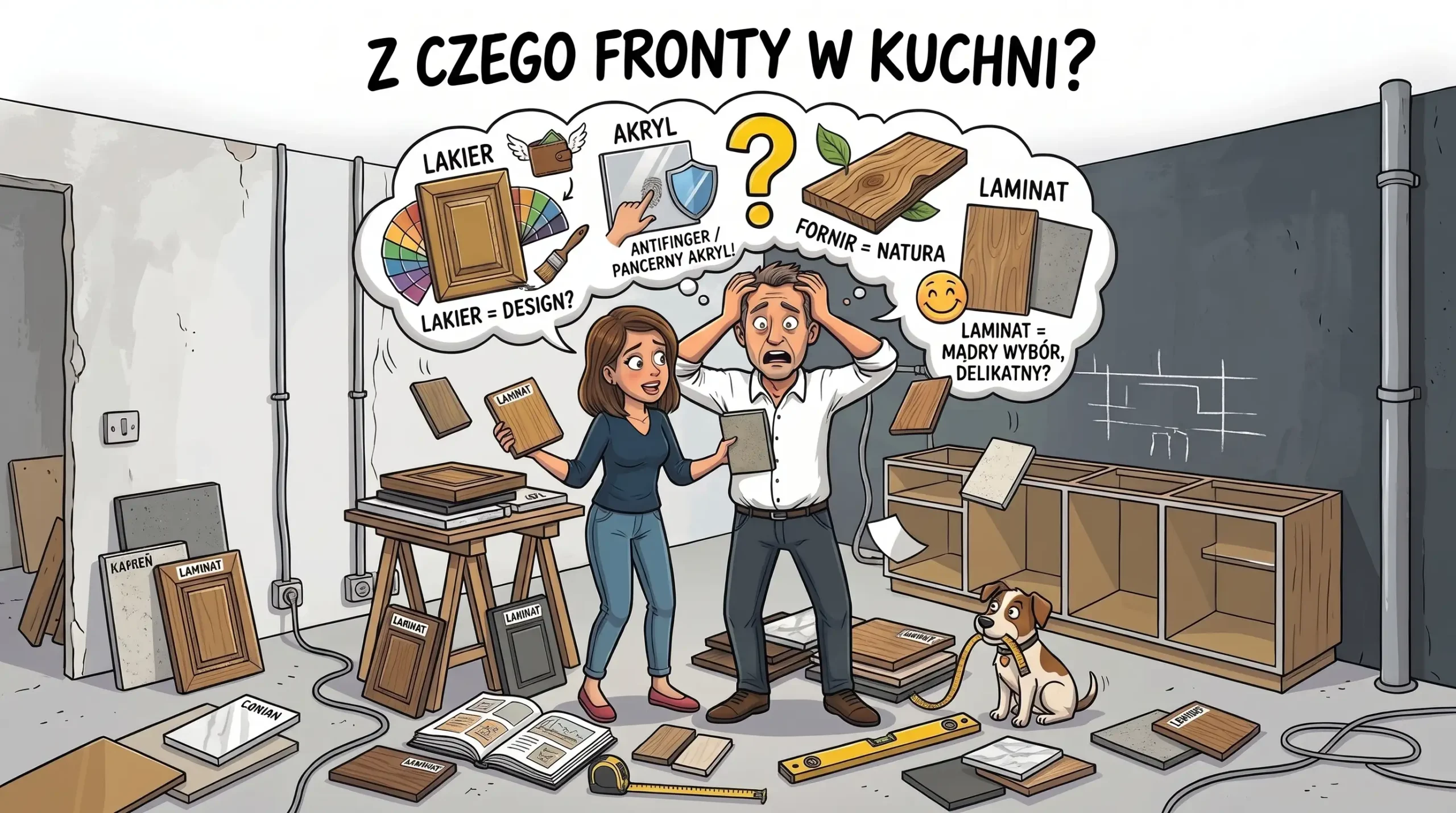 Z czego wybrać fronty kuchenne